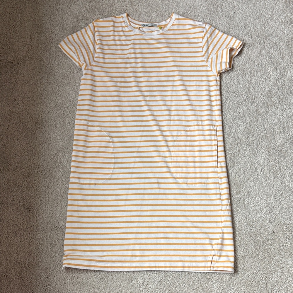 TASC Bamboo stripped tshirt dress